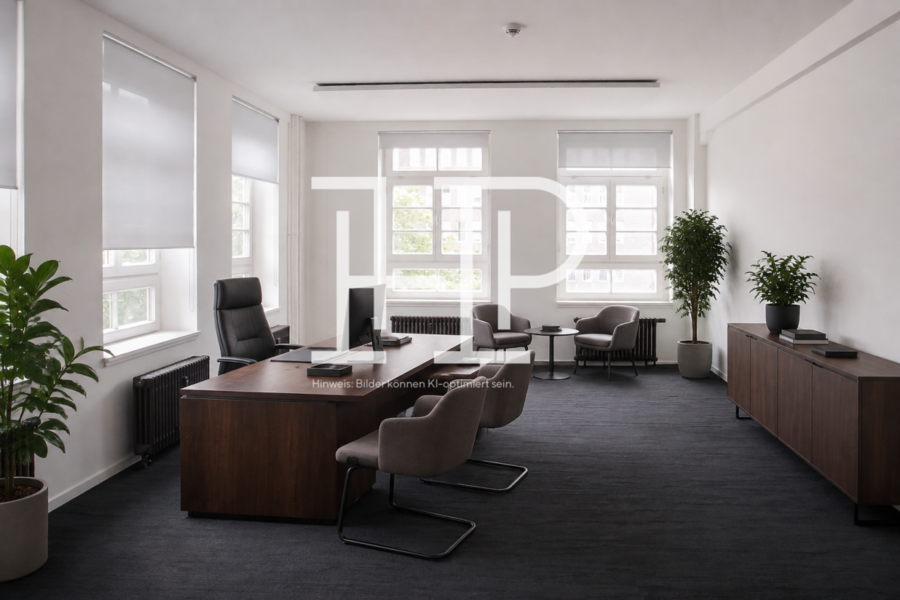 Visualisierung Einzelbüro (KI)
