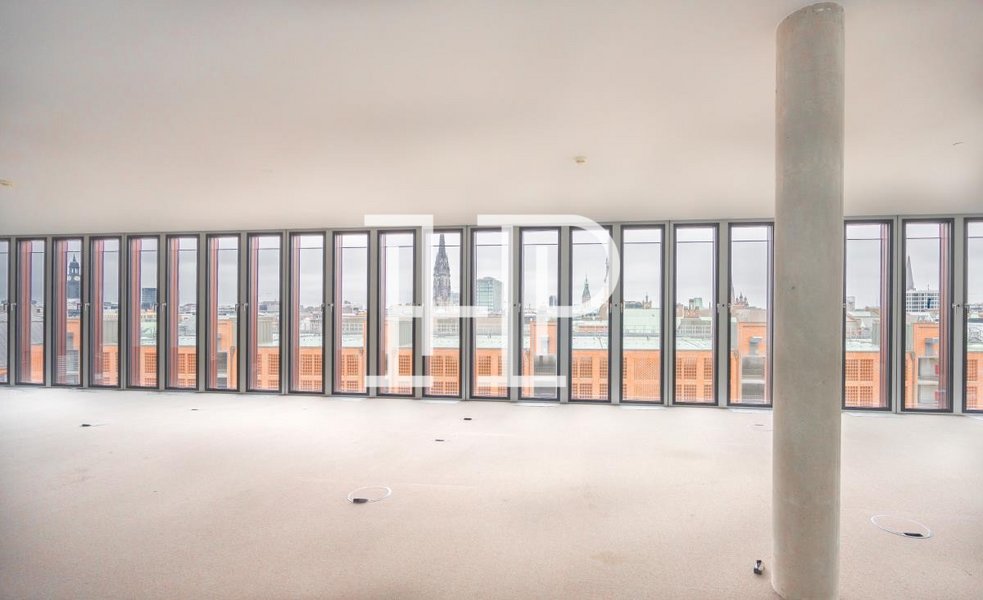Bürofläche mit Blick auf die Speicherstadt