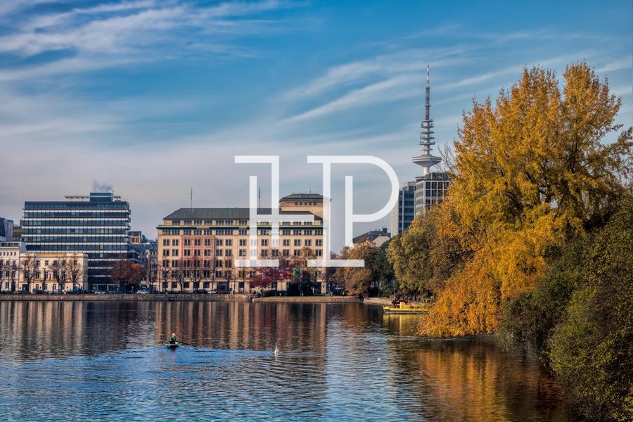 Blick von der Alster