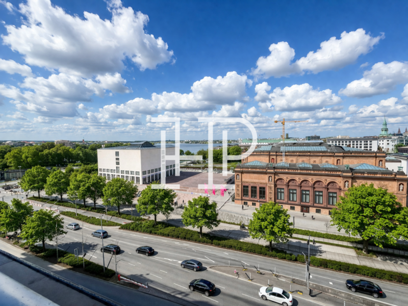 Dachterrasse mit Alsterblick