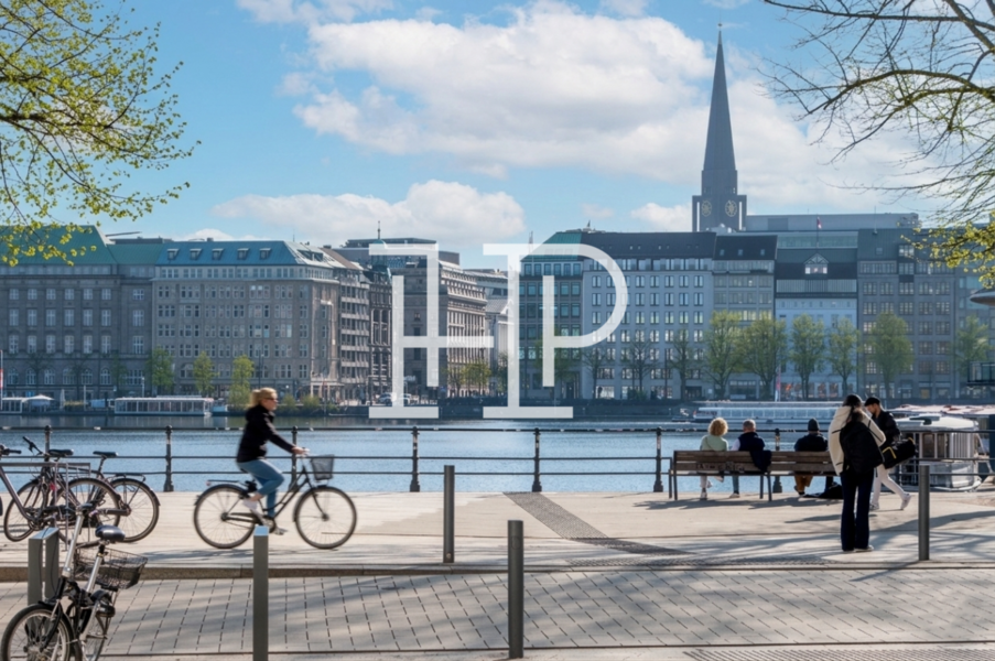Colonnaden Umgebung - Binnenalster