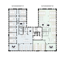 Grundriss Regelgeschoss Variante 1