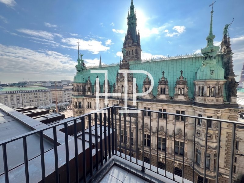 Blick von der Dachterrasse
