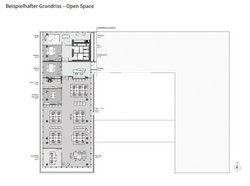 Beispiel Grundriss - Open Space