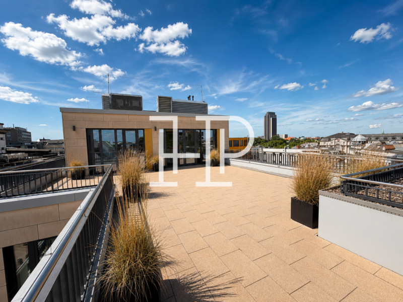 Kleine Dachterrasse